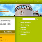 Webpage design for University of Macau Library
