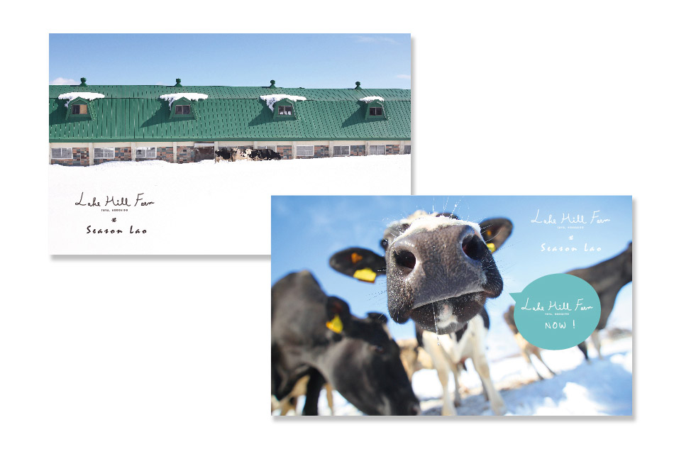 Lake-Hill Farm collaboration post card